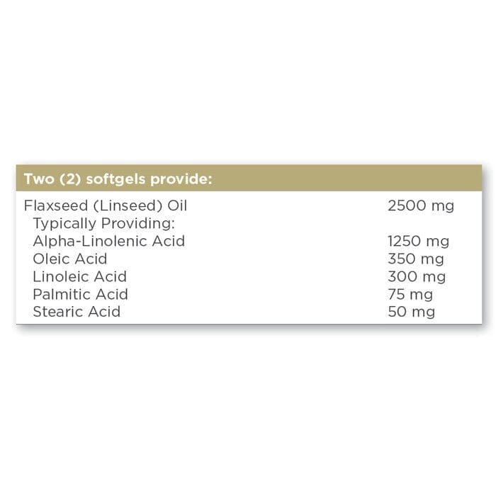 Solgar® Flaxseed Oil 1250 mg Softgels - Pack of 100 Solgar