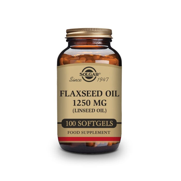 Solgar® Flaxseed Oil 1250 mg Softgels - Pack of 100 Solgar
