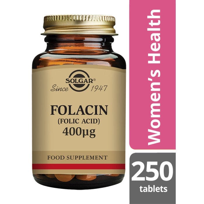Solgar® Folacin (Folic Acid) 400 µg Tablets - Pack of 250 Solgar