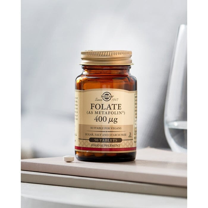 Solgar® Folate (as Metafolin®) 400 µg Tablets - Pack of 100 Solgar