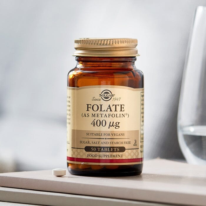 Solgar® Folate (as Metafolin®) 400 µg Tablets - Pack of 50 Solgar