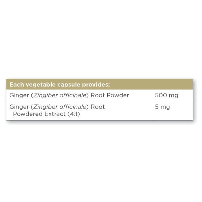 Solgar® Ginger Root Extract Vegetable Capsules - Pack of 60 Solgar