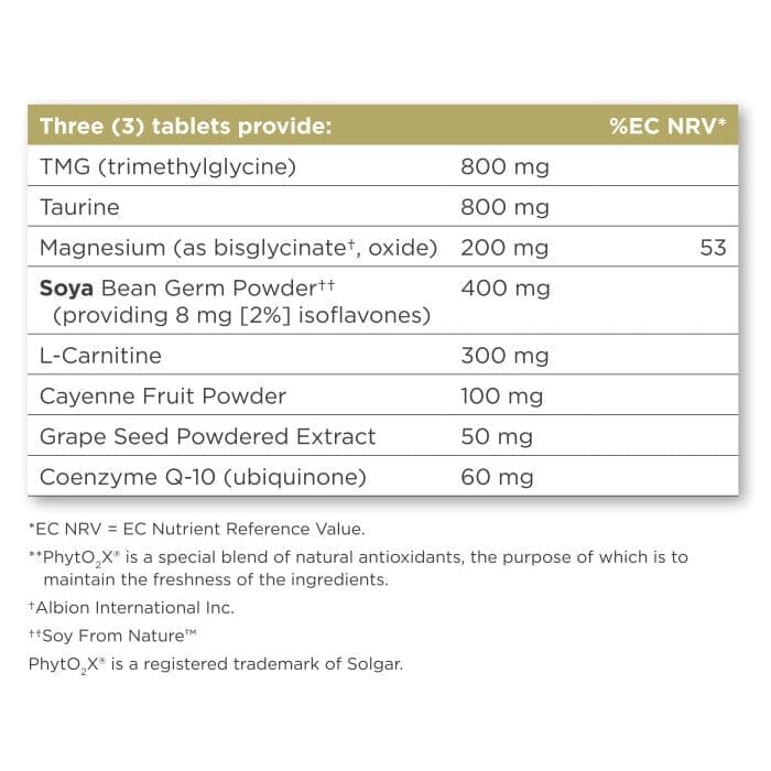 Solgar® Gold Specifics Cardiovascular Support Tablets - Pack of 60 Solgar