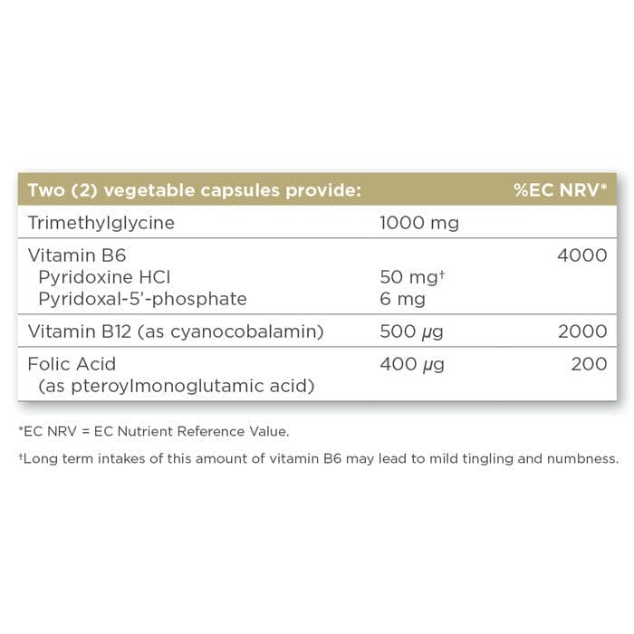 Solgar® Gold Specifics Homocysteine Modulators Vegetable Capsules - Pack of 60 Solgar