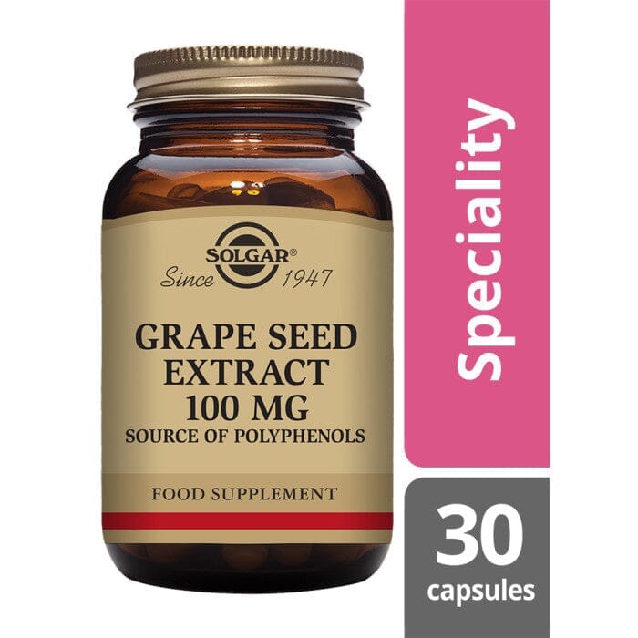 Solgar® Grape Seed Extract 100 mg Vegetable Capsules - Pack of 30 Solgar