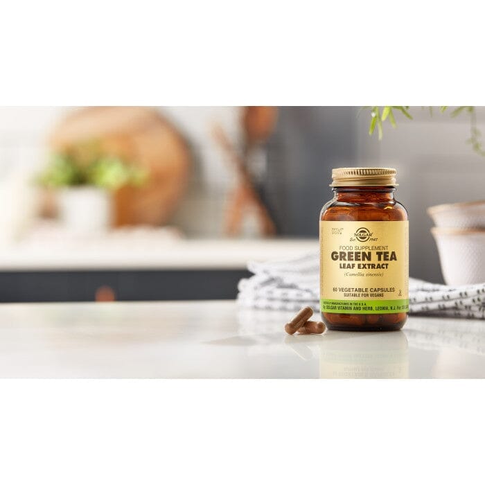 Solgar® Green Tea Leaf Extract Vegetable Capsules - Pack of 60 Solgar