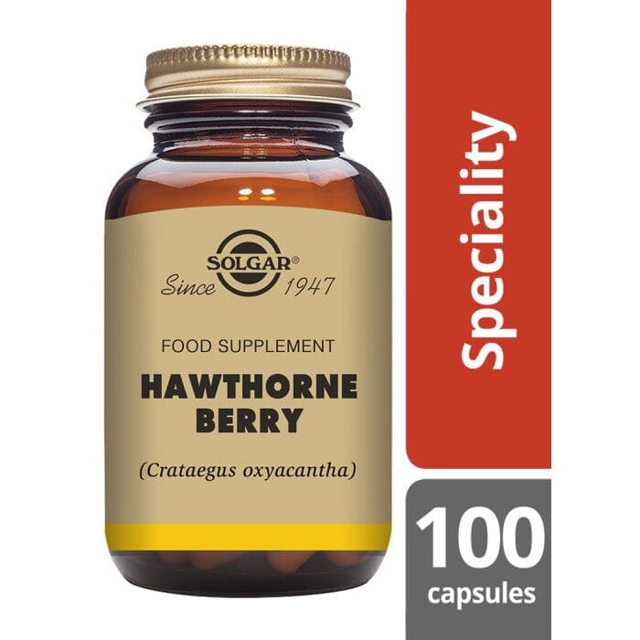 Solgar® Hawthorne Berry Vegetable Capsules - Pack of 100 Solgar