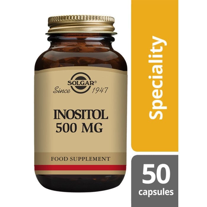 Solgar® Inositol 500 mg Vegetable Capsules - Pack of 50 Solgar