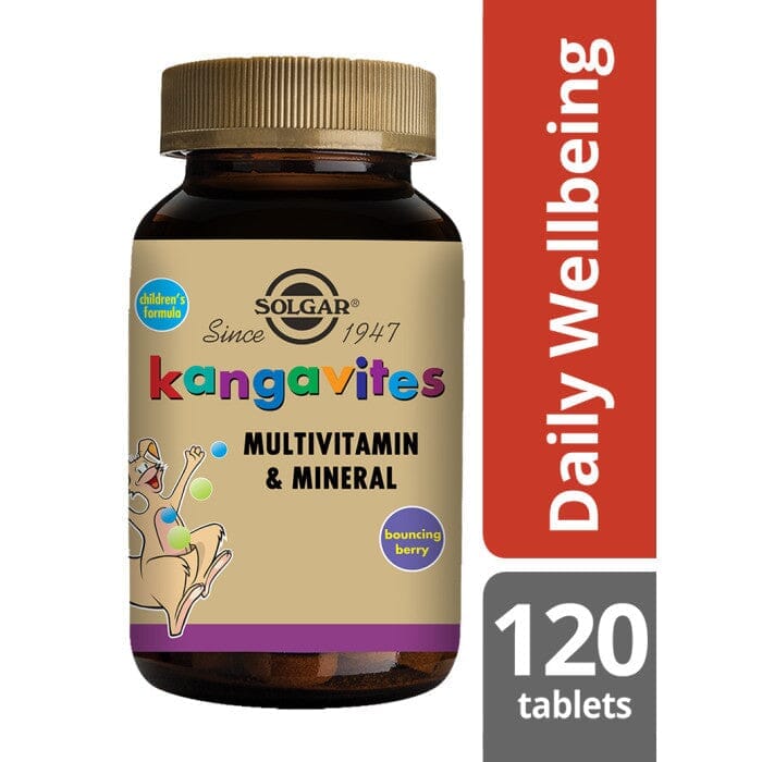 Solgar® Kangavites Bouncing Berry Complete Multivitamin and Mineral Formula Chewable Tablets - Pack of 120 Solgar