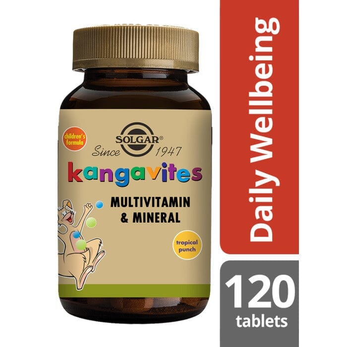 Solgar® Kangavites Tropical Punch Complete Multivitamin and Mineral Formula Chewable Tablets - Pack of 120 Solgar