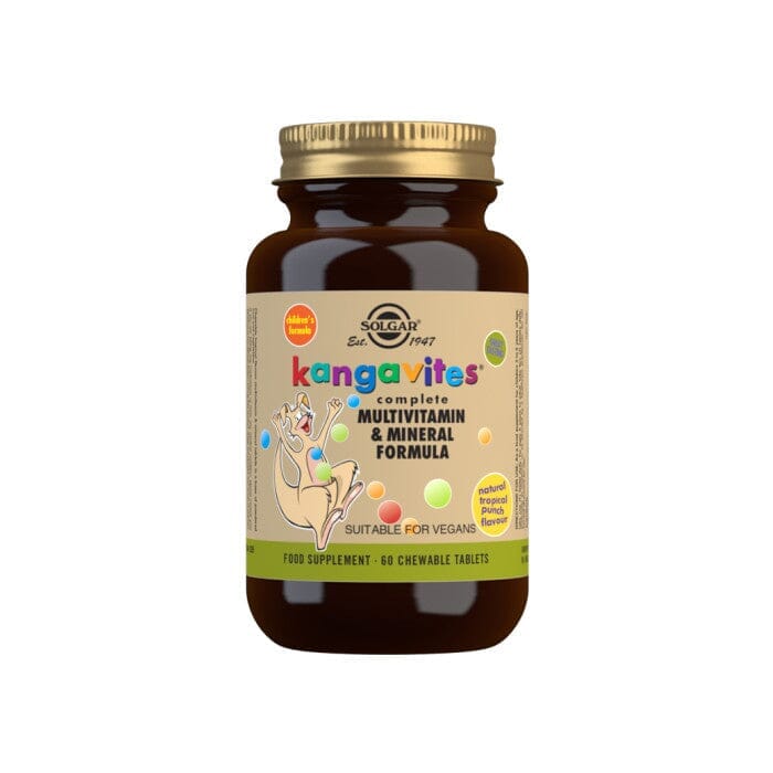 Solgar® Kangavites Tropical Punch Complete Multivitamin and Mineral Formula Chewable Tablets - Pack of 60 Solgar
