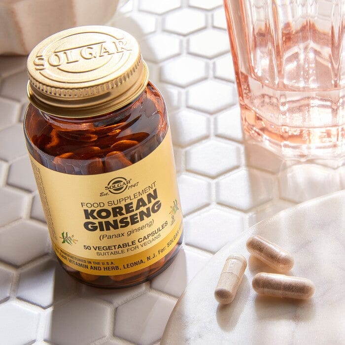 Solgar® Korean Ginseng Vegetable Capsules - Pack of 50 Solgar