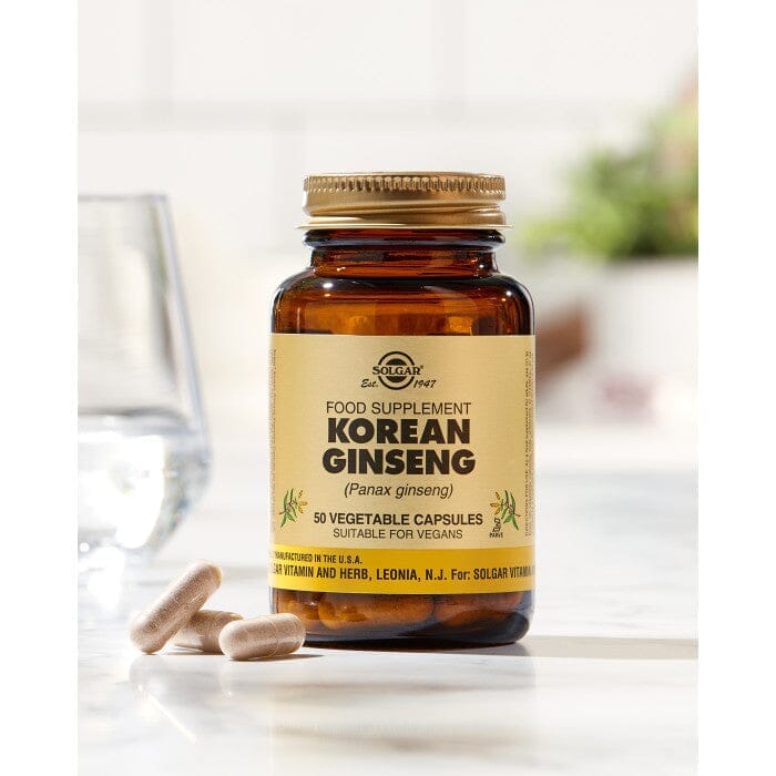 Solgar® Korean Ginseng Vegetable Capsules - Pack of 50 Solgar