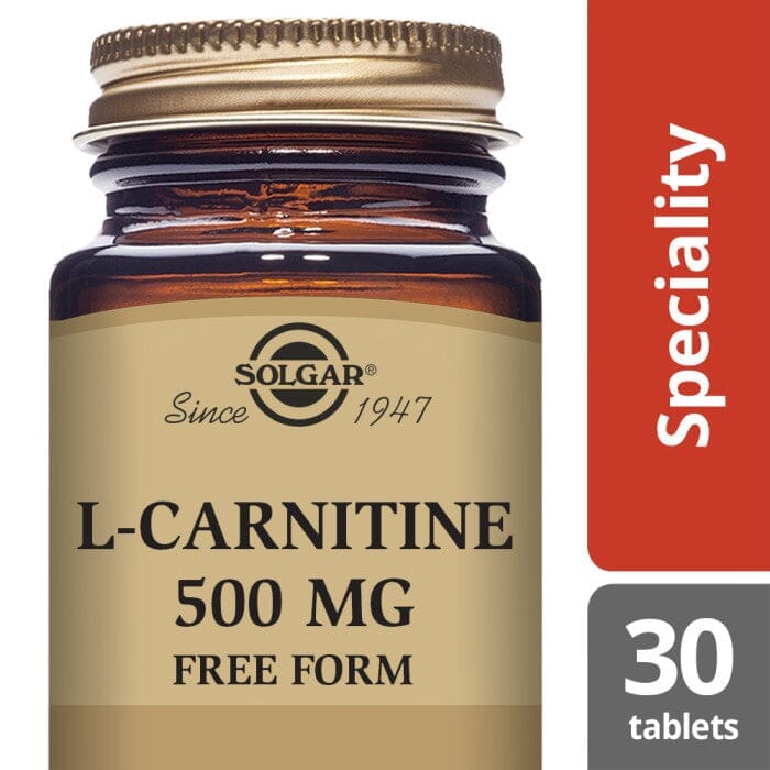 Solgar® L-Carnitine 500 mg Tablets - Pack of 30 Solgar