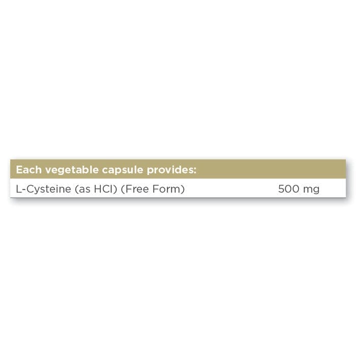 Solgar® L-Cysteine 500 mg Vegetable Capsules - Pack of 30 Solgar