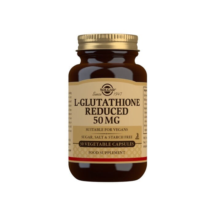 Solgar® L-Glutathione Reduced 50 mg Vegetable Capsules - Pack of 30 Solgar