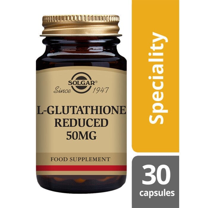 Solgar® L-Glutathione Reduced 50 mg Vegetable Capsules - Pack of 30 Solgar