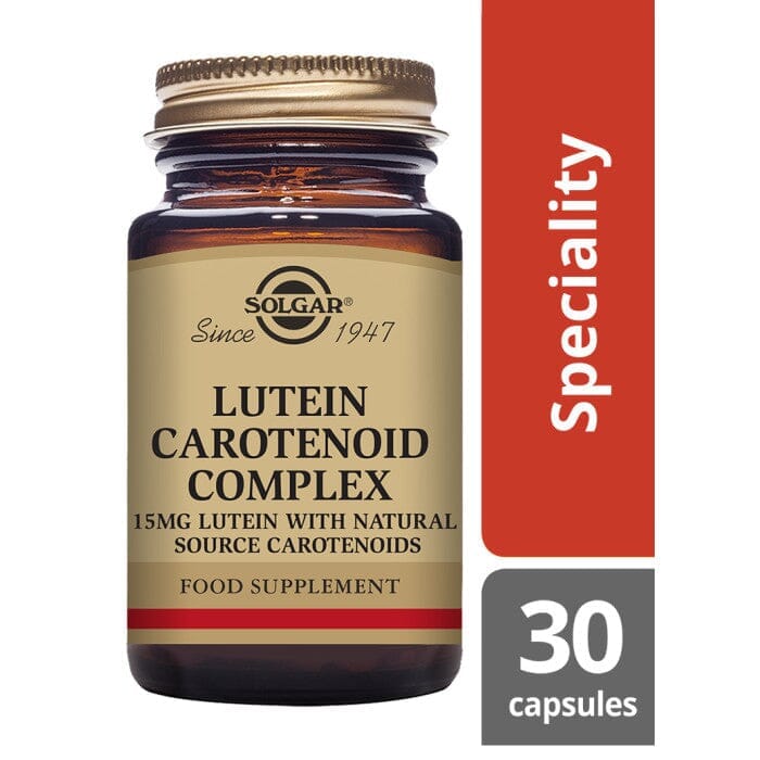Solgar® Lutein Carotenoid Complex Vegetable Capsules - Pack of 30 Solgar