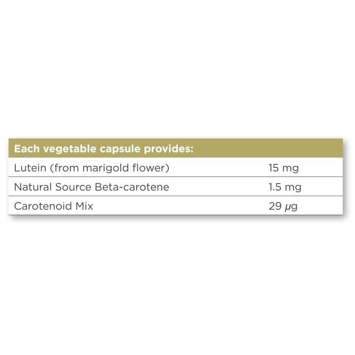 Solgar® Lutein Carotenoid Complex Vegetable Capsules - Pack of 30 Solgar