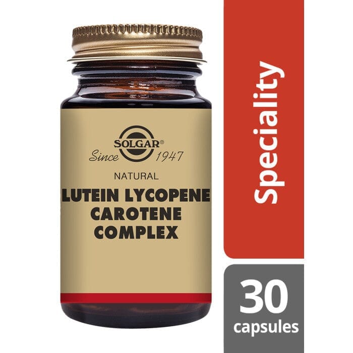 Solgar® Lutein Lycopene Carotene Complex Vegetable Capsules - Pack of 30 Solgar
