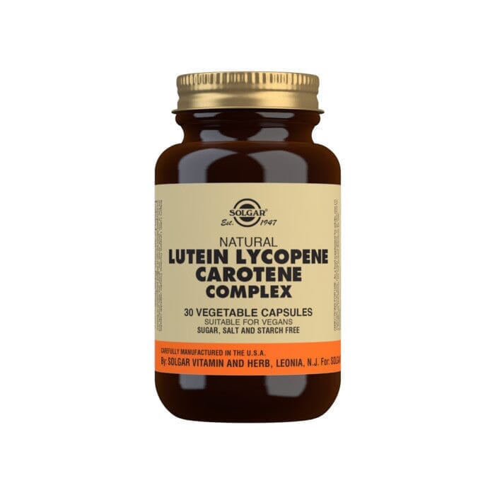 Solgar® Lutein Lycopene Carotene Complex Vegetable Capsules - Pack of 30 Solgar