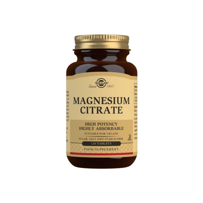 Solgar® Magnesium Citrate Tablets - Pack of 120 Solgar