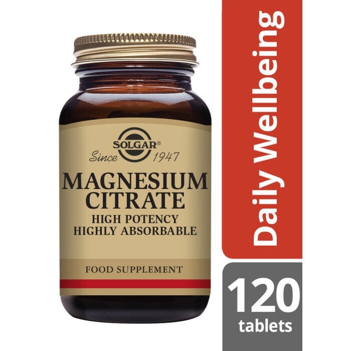Solgar® Magnesium Citrate Tablets - Pack of 120 Solgar