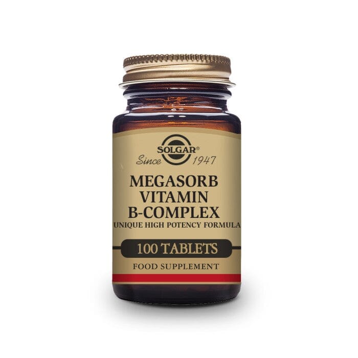 Solgar® Megasorb Vitamin B-Complex High Potency Tablets - Pack of 100 Solgar