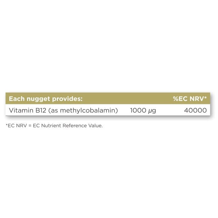 Solgar® Methylcobalamin (Vitamin B12) 1000 µg Nuggets - Pack of 30 Solgar