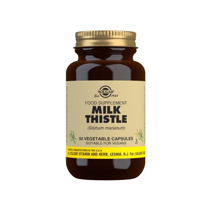 Solgar® Milk Thistle Vegetable Capsules - Pack of 50 Solgar
