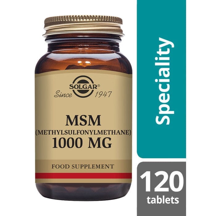 Solgar® MSM 1000 mg Tablets - Pack of 120 Solgar