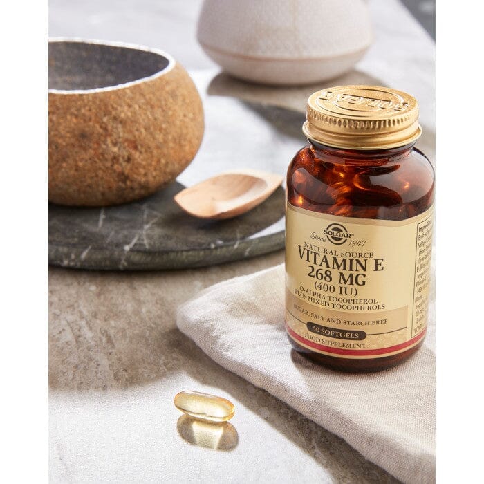 Solgar® Natural Source Vitamin E 268 mg (400 IU) Softgels - Pack of 250 Solgar
