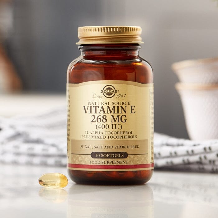Solgar® Natural Source Vitamin E 268 mg (400 IU) Softgels - Pack of 250 Solgar
