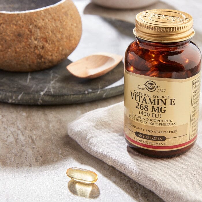 Solgar® Natural Source Vitamin E 268 mg (400 IU) Softgels - Pack of 250 Solgar