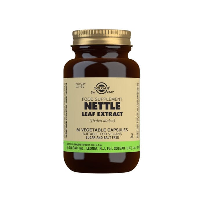Solgar® Nettle Leaf Extract Vegetable Capsules - Pack of 60 Solgar