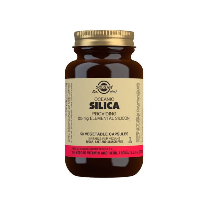 Solgar® Oceanic Silica 25 mg Vegetable Capsules - Pack of 50 Solgar