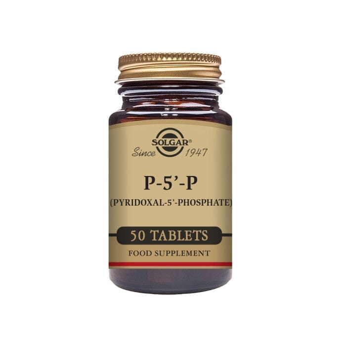 Solgar® P-5'-P (Pyridoxal-5'-Phosphate) Tablets - Pack of 50 Solgar