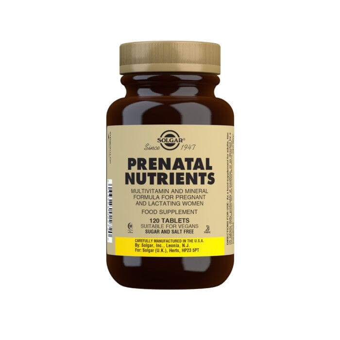 Solgar® Prenatal Nutrients Tablets - Pack of 120 Solgar