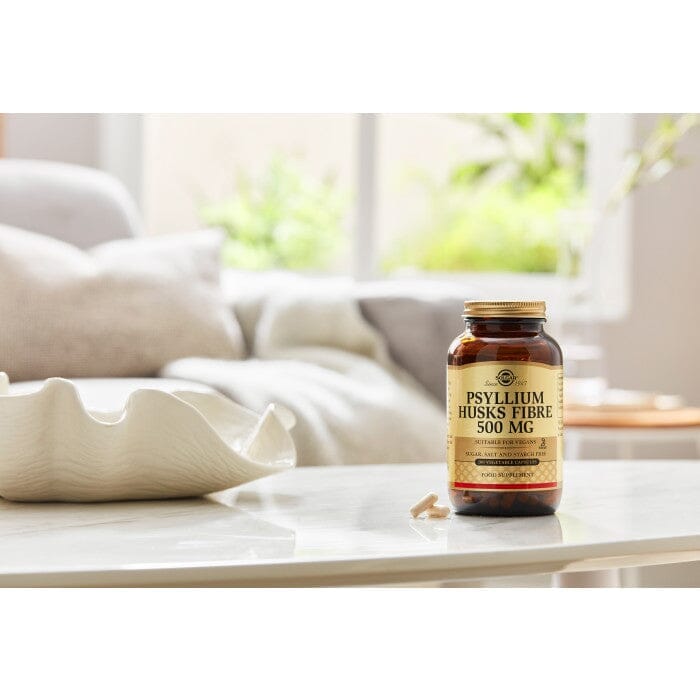 Solgar® Psyllium Husks Fibre 500 mg Vegetable Capsules - Pack of 200 Solgar