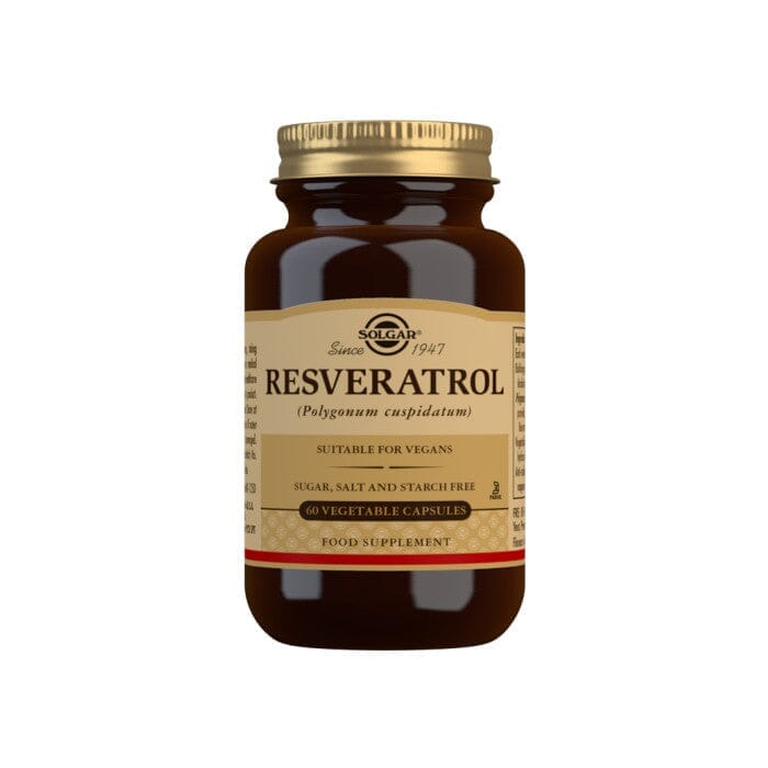Solgar® Resveratrol 100 mg Vegetable Capsules - Pack of 60 Solgar