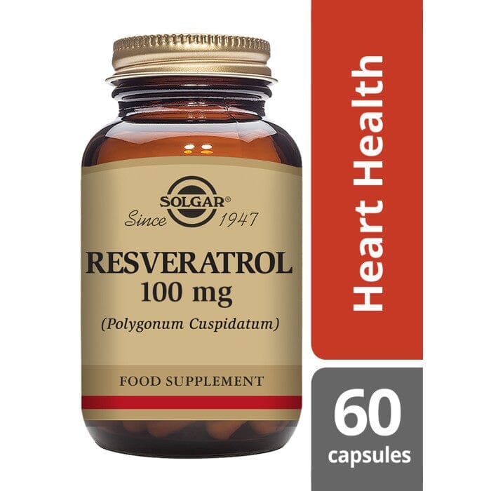 Solgar® Resveratrol 100 mg Vegetable Capsules - Pack of 60 Solgar