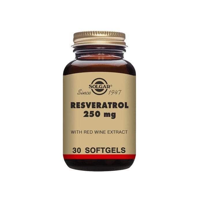 Solgar® Resveratrol 250 mg Softgels - Pack of 30 Solgar