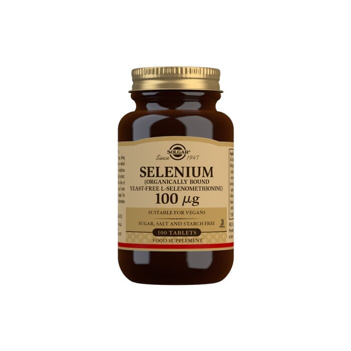 Solgar® Selenium (Yeast-Free) 100 µg Tablets - Pack of 100 Solgar