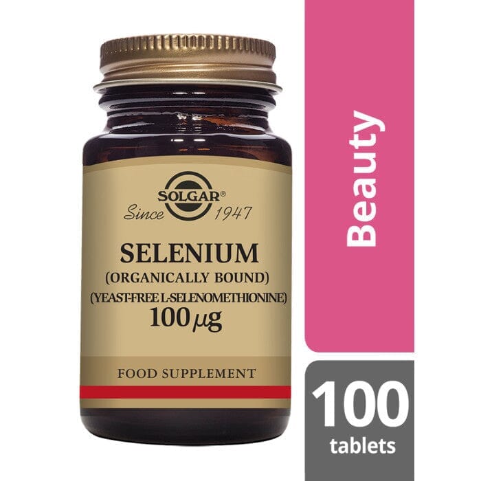 Solgar® Selenium (Yeast-Free) 100 µg Tablets - Pack of 100 Solgar