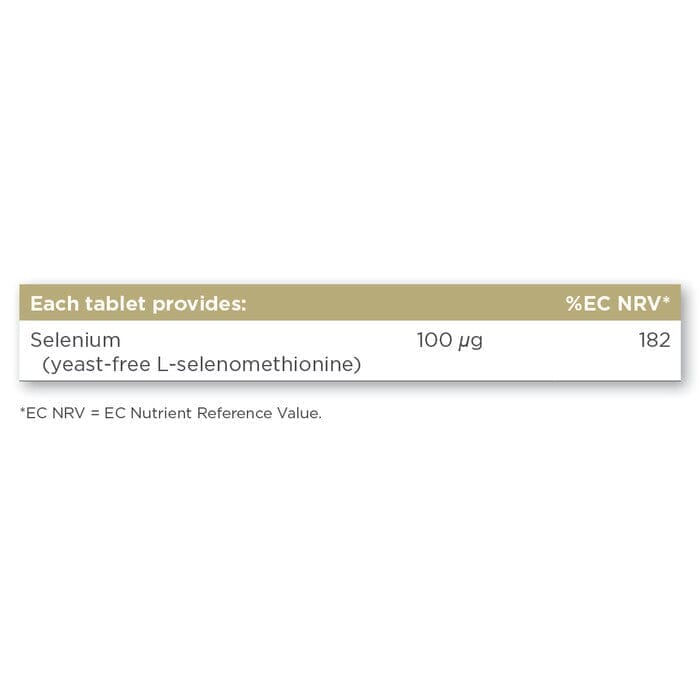 Solgar® Selenium (Yeast-Free) 100 µg Tablets - Pack of 100 Solgar