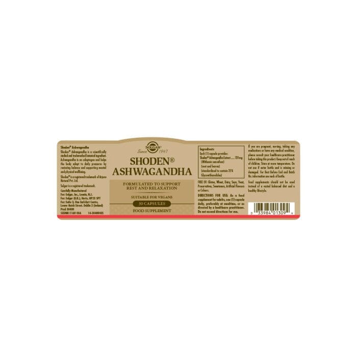 Solgar® Shoden® Ashwagandha Solgar