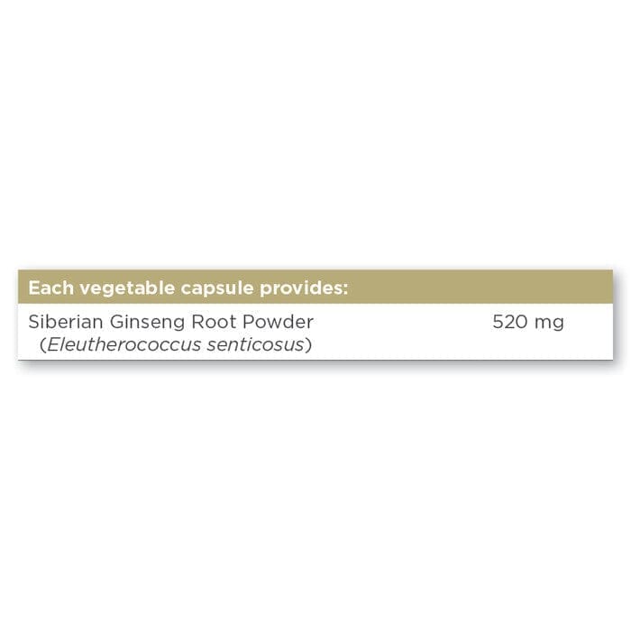 Solgar® Siberian Ginseng 520 mg Vegetable Capsules - Pack of 100 Solgar