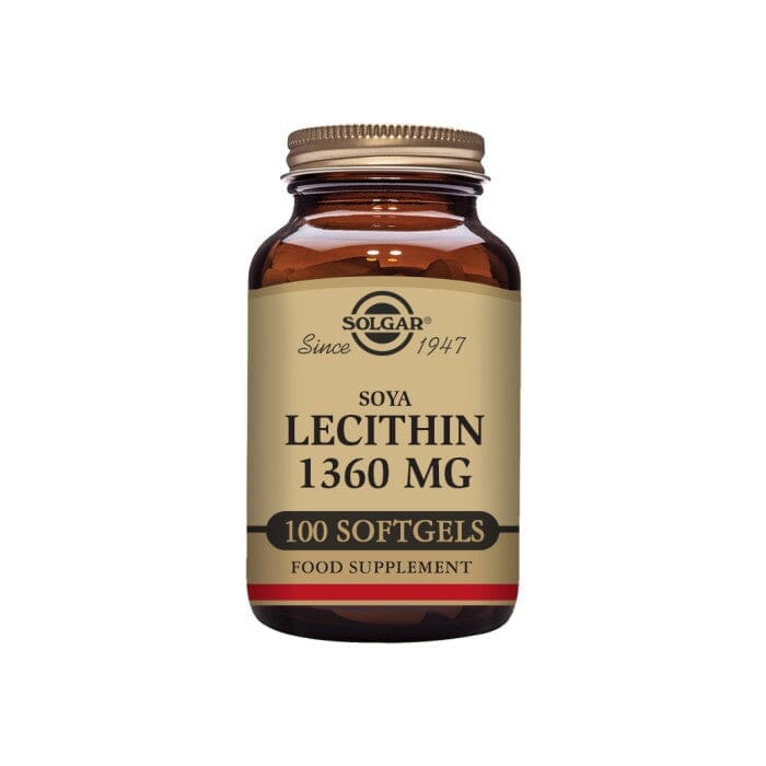 Solgar® Soya Lecithin 1360 mg Softgels - Pack of 100 Solgar