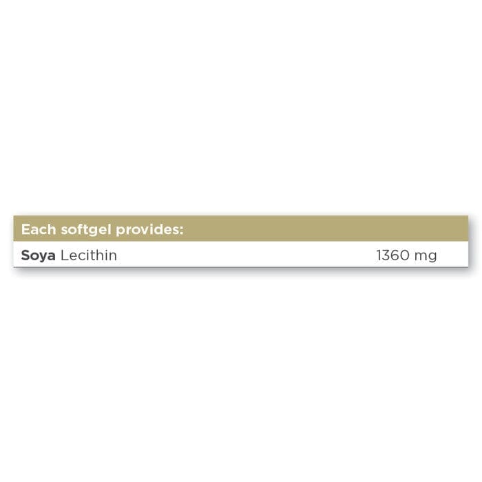 Solgar® Soya Lecithin 1360 mg Softgels - Pack of 100 Solgar
