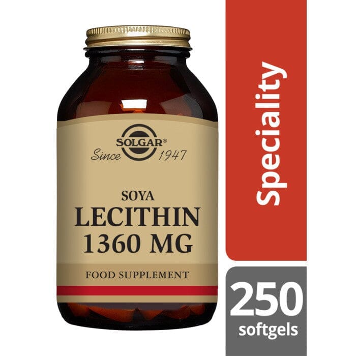 Solgar® Soya Lecithin 1360 mg Softgels - Pack of 250 Solgar